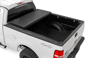 Ford F-150 Hard Low Profile Bed Cover - Rough Country - Tri-fold - '04-'14